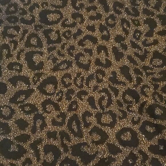 Chico's black gold leopard print sweater - Picture 5 of 11